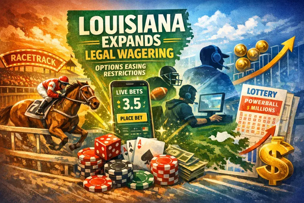 Louisiana Expands Legal Wagering Options as Restrictions Gradually Ease